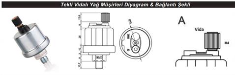 ATOM YAĞ MÜŞÜRÜ 0-5 BAR (M10*1)