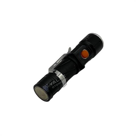 EL FENERİ 5 FONKSİYONLU ULTRA PARLAK IŞIK (MIKNATISLI) (USB ŞARJLI) 