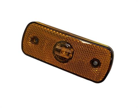 SABA 24V TEK LEDLİ DORSE LAMBA SİDE MARKER SARI (SOKETLİ)
