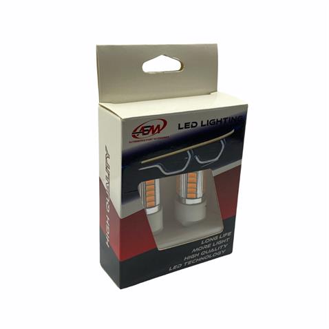 12V 1016 AMPUL DİPSİZ T20 33 LEDLİ SARI (MERCEKLİ) (2 AD)