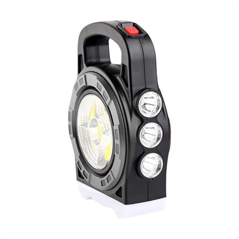 KAMP LAMBASI-FENERİ LEDLİ (FONKSİYONLU) (USB ŞARJLI-GÜNEŞ ENERJİLİ) (188*135 MM)