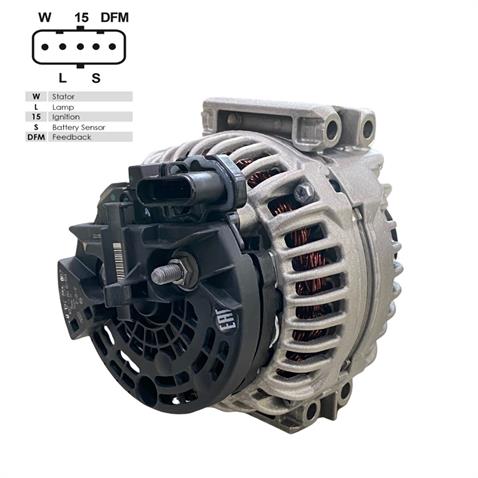 BOSCH 24V ALTERNATÖR DİNAMO 100 A (W-L-15-S-DFM) (SOKETLİ 5 FİŞ) SCANIA 