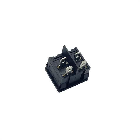 TUŞLU ANAHTAR (KARE ORTA BOY) (YAYLI) (4 FİŞ) (ON/OFF) (6A 250V / 10A 125V AC)