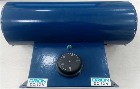 12V KABİN ISITICISI YUVARLAK (20 A-8 A) (FANLI-TERMOSTATLI) MAVİ