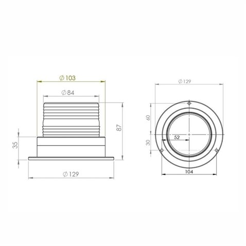 12V-110V ÇAKAR TEPE LAMBA MIKNATISLI ÇAKMAK FİŞLİ 18 LEDLİ SARI (FONKSİYONLU) (130*90 MM)