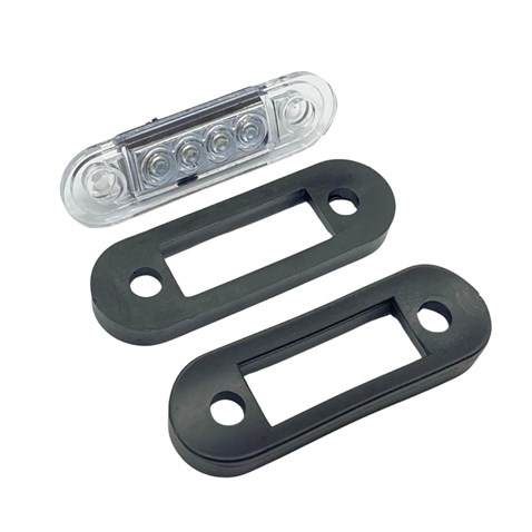 12V-24V PARMAK LAMBA 4-LEDLİ (BEYAZ) (85*28 MM)
