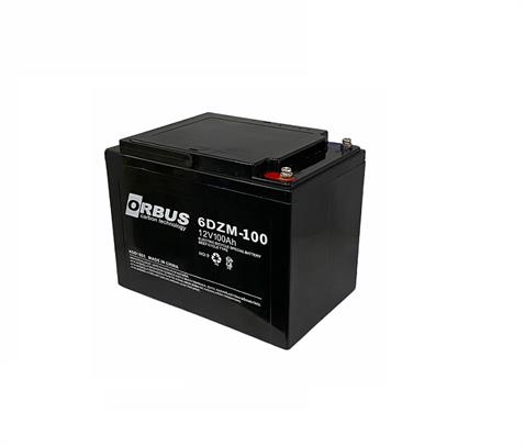ORBUS 12V 100 AH ELEKTRİKLİ BİSİKLET AKÜSÜ DEEP CYCLE (224*150*178) (16.7 KG)