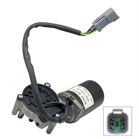 12V SİLECEK MOTORU (5 FİŞ) VOLVO İŞ MAKİNASI