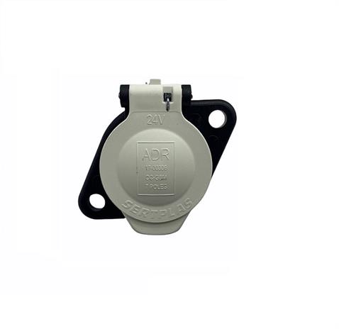 TIR DORSE ELEKTRİK SOKETİ (RÖMORK FİŞİ) (7Lİ DİŞİ VİDALI) (PLS BEYAZ) (S TİPİ)