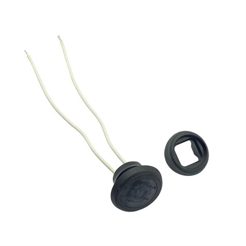 FRISTOM 12V-24V GÖZ-AYNA ALTI-GÜNDÜZ SÜRÜŞ LAMBASI LED BEYAZ (FÜME CAM)(ÇAP:20 MM) E9