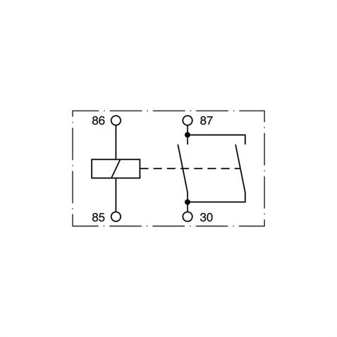 BOSCH 12V RÖLE 4 UÇLU 75 A (BÜYÜK TİP) (30-85-86-87)