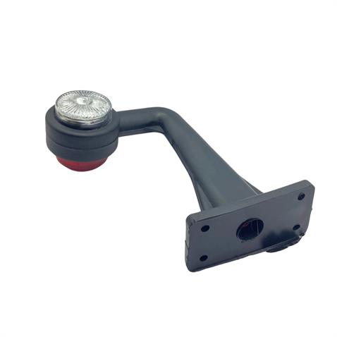 24V BOYNUZ TAKOZ LAMBASI EĞRİ UZUN (LEDLİ) (KIRMIZI-BEYAZ)