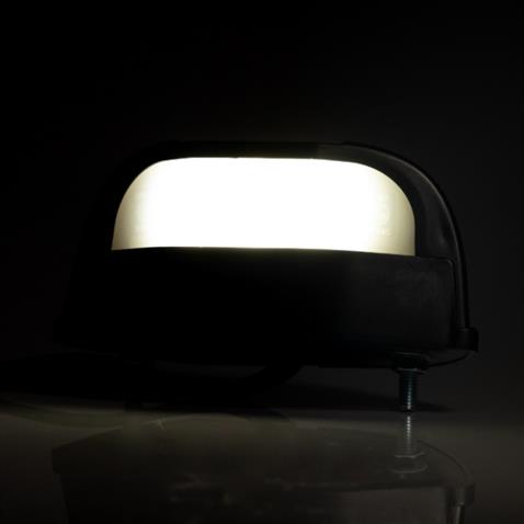 FRISTOM 12V-24V PLAKA LAMBASI NEON LEDLİ YM (SİYAH) E9