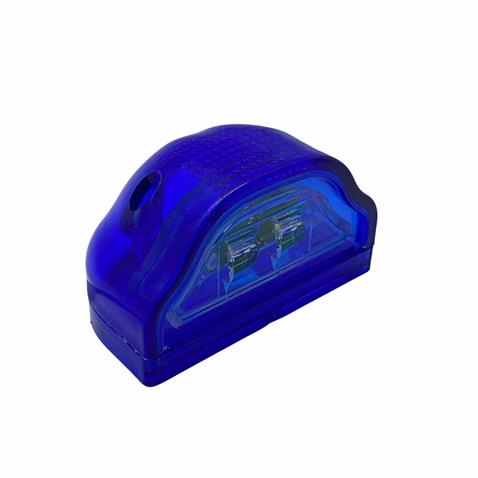 12V PLAKA-POZİSYON LAMBASI 2 LEDLİ (MAVİ) (101*60 MM)