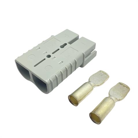 ELEKTRİKLİ FORKLİFT AKÜ SOKETİ 350 A 600 V (GRİ) (SB350) (ÇAP:70 BOY:108 MM)