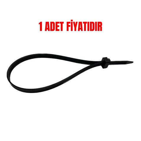 HELLERMANN KABLO BAĞI 7.6 X 375 SİYAH (ŞASİ TİPİ) (TEK DELİKLİ UYGULAMA ALANLARI İÇİN) (1 AD)