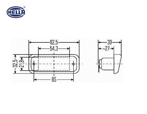 HELLA PLAKA LAMBASI BMC-NEOPLAN CENTROLİNER/CİTYLİNER/EUROLİNER/STARLİNER