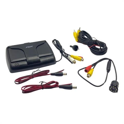 12V ARAÇ İÇİ LCD EKRAN (4.3 ) (KAPAKLI AÇILIR-KAPANIR) + (GECE GÖRÜŞLÜ KAMERA 18.5 MM)