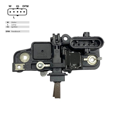 24V KÖMÜRLÜ KONJEKTÖR (SOKETLİ 5 FİŞ) (W-L-IG-DFM) CUMMINS-AKIA-BMC-GÜLERYÜZ-IVECO-KARSAN-TEMSA