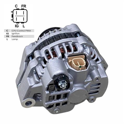 12V ALTERNATÖR DİNAMO 70 A (C-IG-FR-L) (4 FİŞ) HONDA CIVIC 2001-2005
