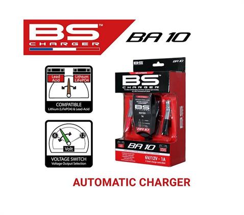 BS CHARGER 6V-12V ŞARJ REDRESÖRÜ (AKÜ ŞARJ CİHAZI) OTOMATİK 1000 mA (1 A)