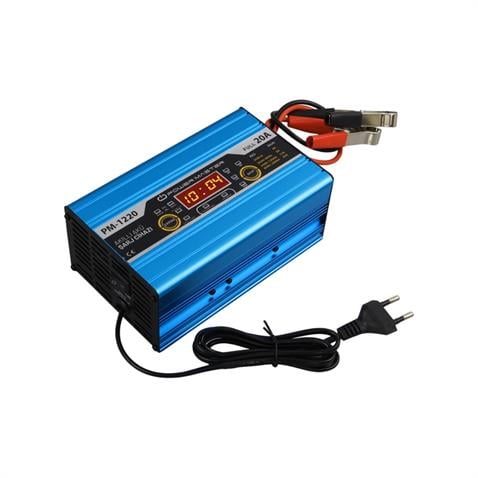 PM-1220 12V ŞARJ REDRESÖRÜ (AKILLI AKÜ ŞARJ CİHAZI) OTOMATİK 20 A