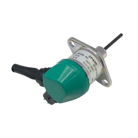 12V STOP SELENOİDİ KULAKLI SOKETLİ 2 FİŞ (UZUN MİL) KUBOTA-MAN