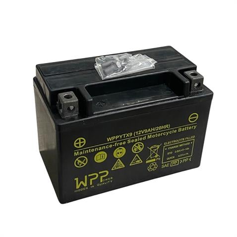 WPP 12V 9 AH MOTOSİKLET AKÜSÜ (150*87*105) (YTX9-BS)