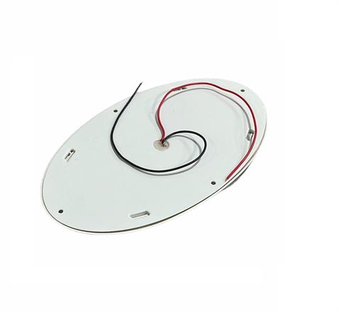 12V-24V TAVAN LAMBASI DOKUNMATIK OVAL BEYAZ (3 FONKSİYONLU) (SÜPER İNCE) (190*120*10 MM) 