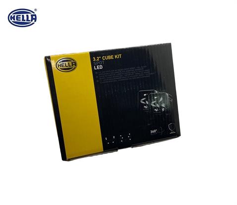 HELLA 10V-30V OFF-ROAD LAMBA 40W 5700K 3000 LÜMEN (UZUN MESAFE) (4 LEDLİ) (81*75*68  MM) (2 AD)