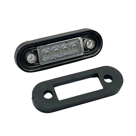 12V-24V PARMAK LAMBA 4-LEDLİ (KIRMIZI) (85*28 MM)