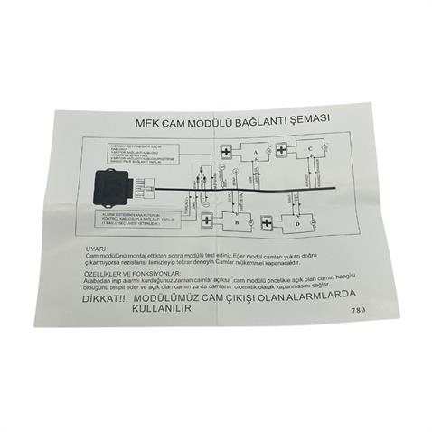OTOMATİK CAM MODÜLÜ SIKIŞTIRMALI (GÜVENLİ TİP) (4 CAM)