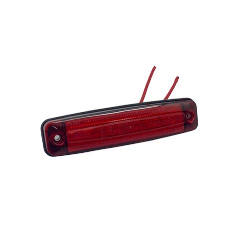 FRISTOM 12V-24V PARMAK LAMBA 6-LEDLİ KIRMIZI (102*25.6 MM)