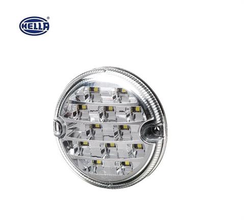 HELLA 12V-24V GERİ VİTES LAMBASI YUVARLAK BEYAZ (17 LEDLİ) (95 MM)