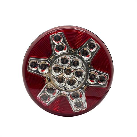 24V SİNYAL LAMBASI LEDLİ (YUVARLAK) GÜLERYÜZ COBRA-MITSUBISHI-OTOKAR-TEMSA (122 MM)