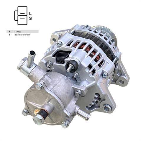 24V ALTERNATÖR DİNAMO 100 A (ÇİFT FİŞ) (L-S) (VAKUMLU) ISUZU TURKUAZ OTOBÜS/KAMYON