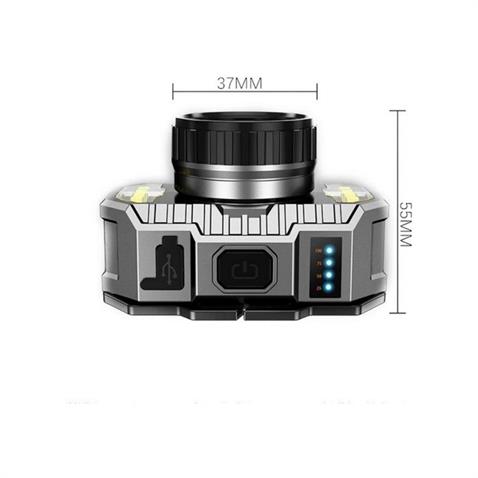 KAFA FENERİ (LEDLİ ALIN ÇALIŞMA LAMBASI) (FONKSİYONLU) (USB ŞARJLI)