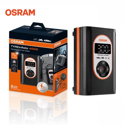 OSRAM LASTİK ŞİŞİRME HAVA KOMPESÖRÜ 120W (0-120 PSI / 0-8.3 BAR / 3.5 DK) (DİJİTAL) (ŞARJLI)