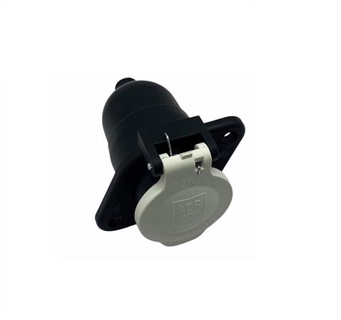 TIR DORSE ELEKTRİK SOKETİ (RÖMORK FİŞİ) (7Lİ DİŞİ FİŞLİ) (PLS BEYAZ) (S TİPİ)