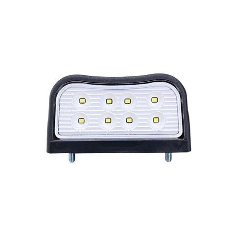 FRISTOM 12V-30V PLAKA LAMBASI 8 LEDLİ (SİYAH) (100 X 50 MM) E9