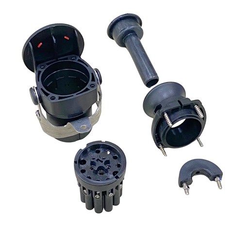 TIR DORSE ELEKTRİK SOKETİ 15Lİ ERKEK ABS-EBS (TEK KABLO GİRİŞLİ)