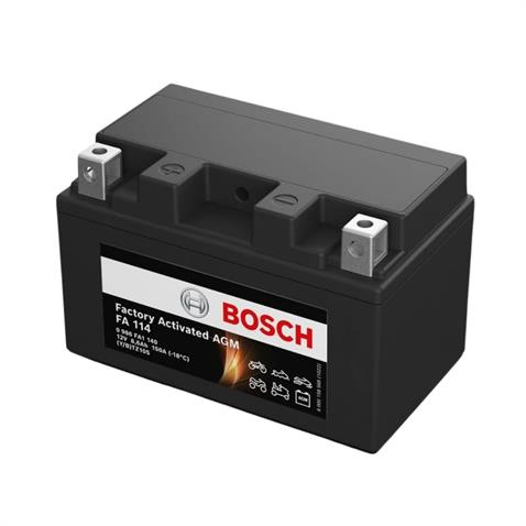 BOSCH 12V 8.6 AH MOTOSİKLET AKÜSÜ AGM 150 A (EN) (150*88*93) (BTZ10S) (YTZ10S) (FA114)