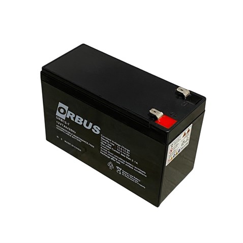 ORBUS 12V 7 AH AKÜ KURU TİP (BÜYÜK FİŞLİ) (150*65*90) (2.0 KG) TSELİ