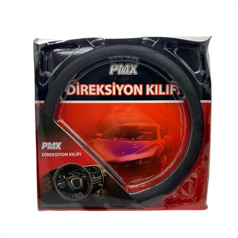 DİREKSİYON KILIFI SİYAH (SUNİ DERİ) (38 CM)