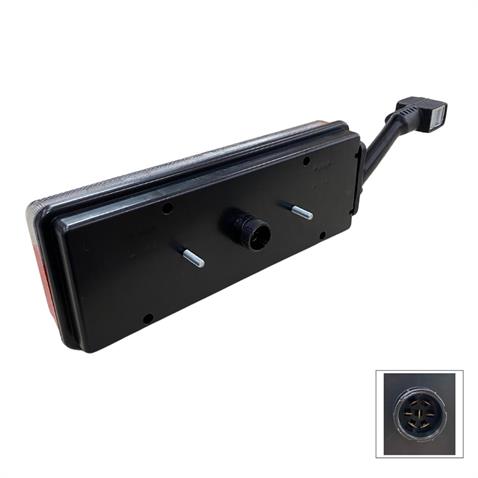 12V-24V STOP LAMBASI (ORTA ŞERİT LED+LED BOYNUZLU) (SOKETLİ) EUROPOINT III DORSE SOL