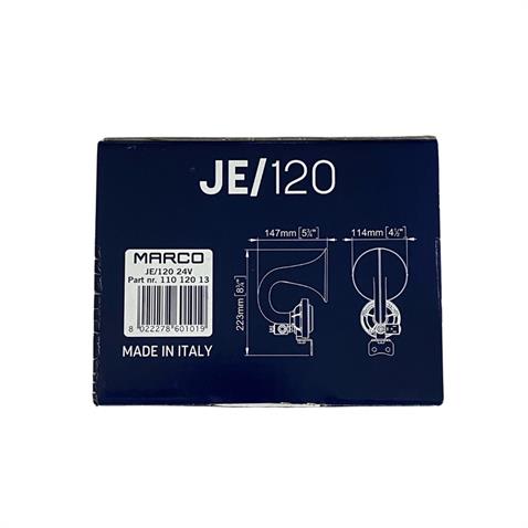 MARCO 24V HAVALI KORNA EĞRİ (JERICHO) (JE/120)