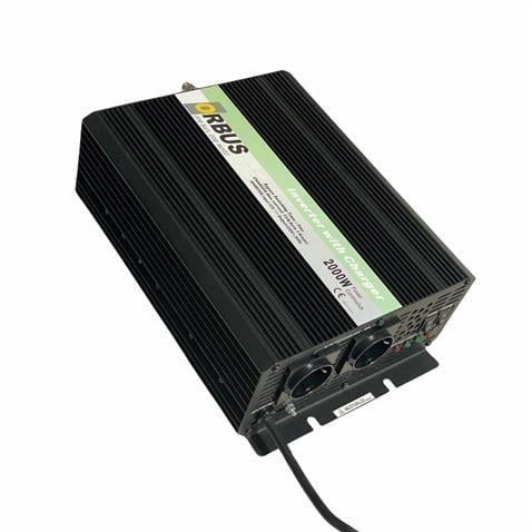 ORBUS 12V DC > 230V AC İNVERTER 2000W (MODİFİYE) (15 A ŞARJLI)