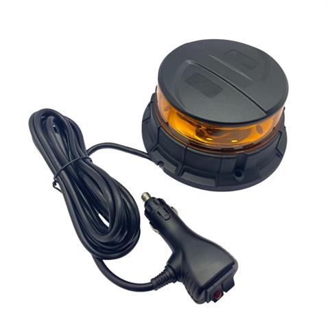 DEMMON 12V-24V ÇAKAR TEPE LAMBA LEDLİ FONKSİYONLU MIKNATISLI ÇAKMAK FİŞLİ SARI (142*117 MM) E9