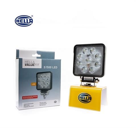 HELLA 10V-30V ÇALIŞMA LAMBASI KARE 9W (9 LEDLİ) (100*100*34 MM)