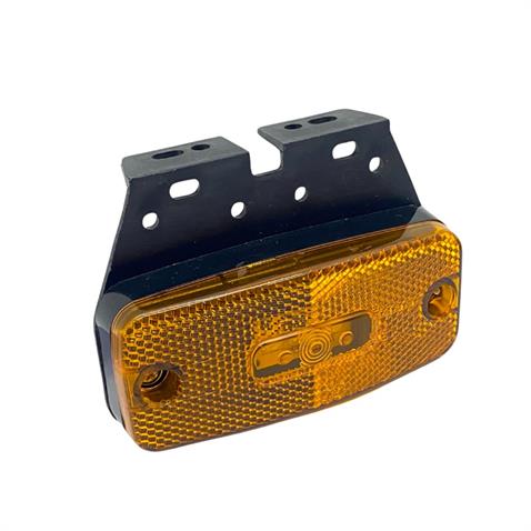 12V-24V DORSE YAN SİNYAL LAMBA SİDE MARKER (3 LEDLİ) (DIŞA BAĞLANTI) (OVAL) (110*48 MM)